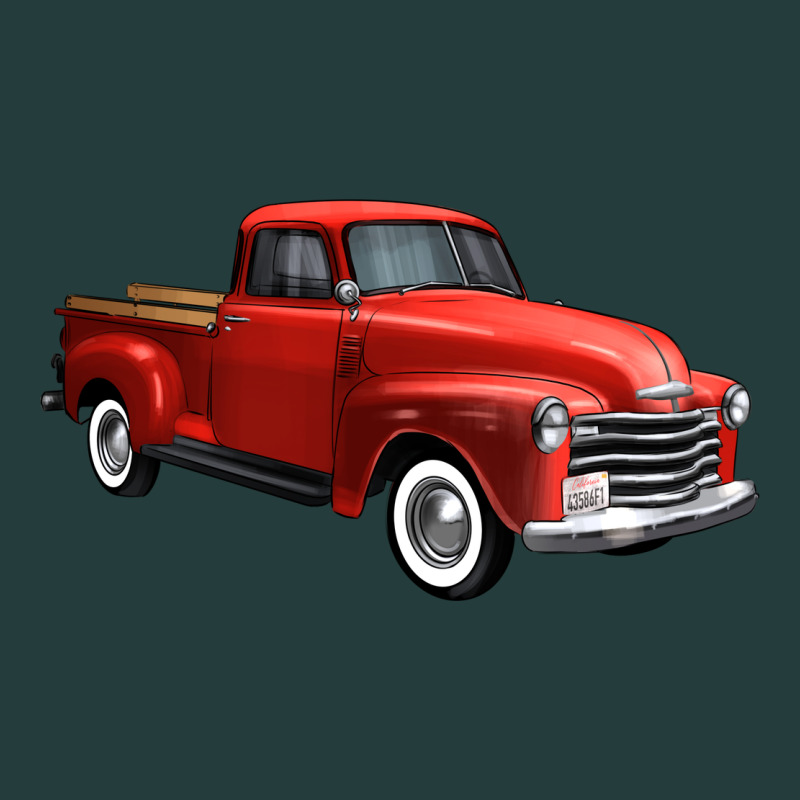 Western Red Truck Right 34 View 1 Classic Tee by FaDigitalArtStudio | Teevron