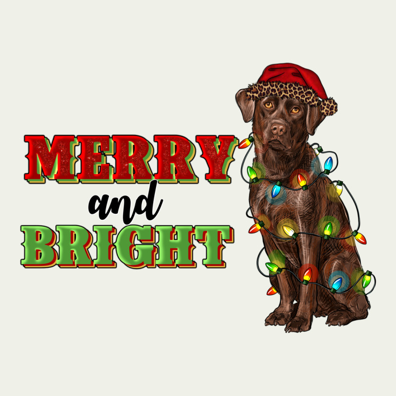 Merry And Bright Labrador Urban Heavy Tee by RanaPortraitStore | Teevron