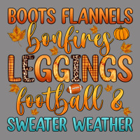 Boots Flannels Bonfires Leggins Football Vintage Tee | Teevron