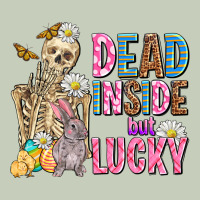 Easter Dead Inside But Lucky  With Skeleton Ladies Tee | Teevron