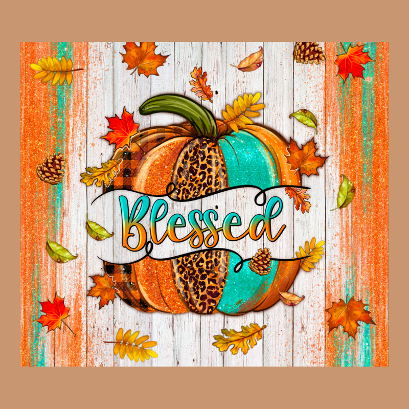 Blessed Pumpkin Heavyweight Hoodie by NancyCooperArtShop | Teevron