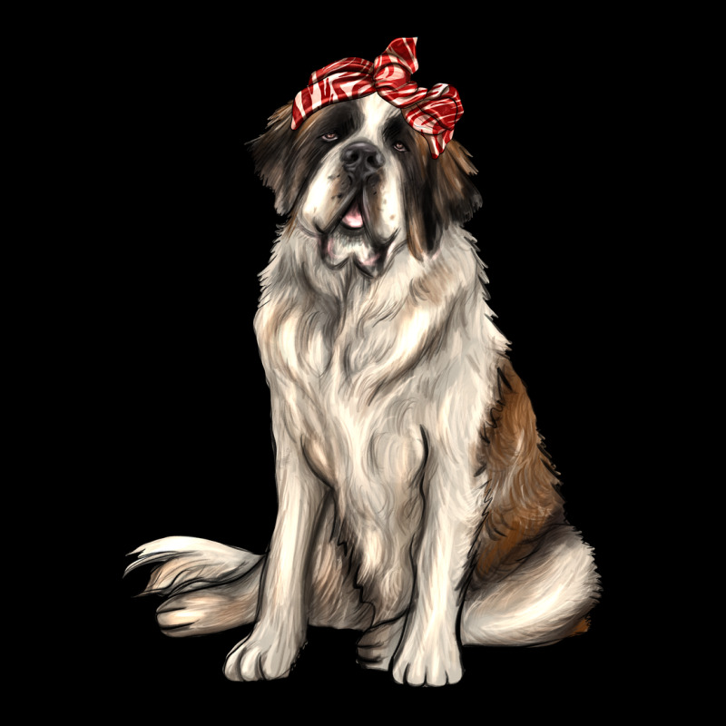 St Bernard With Bandanna Urban Heavy Tee by texasbilliewilder | Teevron