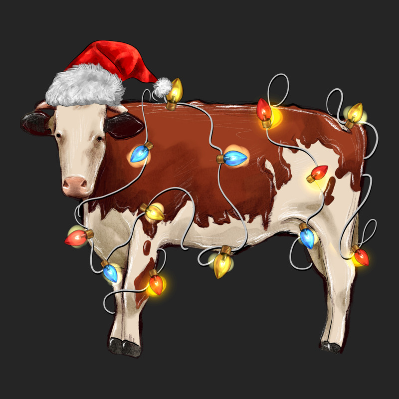 Christmas Cow Premium Hoodie by MaliasSmallBusiness | Teevron