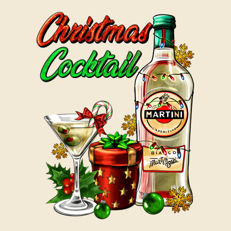 Christmas Cocktail Martini And Gift Premium Hoodie by AdoDesignShop | Teevron