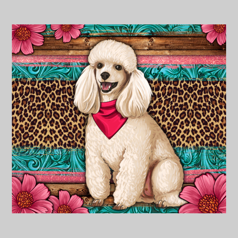 Standart Poodle Floral Premium Tee by Artiststas | Teevron