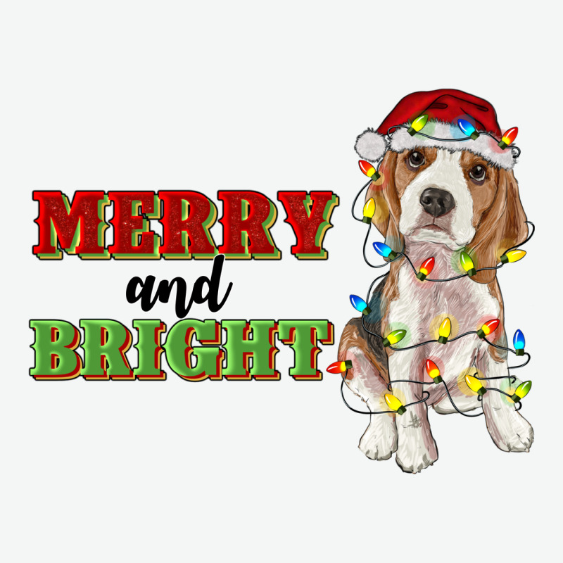 Merry And Bright Beagle Urban Heavy Tee by RanaPortraitStore | Teevron
