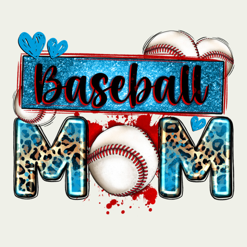 Baseball Mom With Leopard Urban Heavy Tee by Zillion Design Studio | Teevron