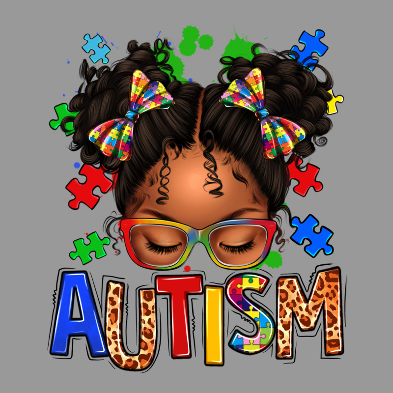 Autism Afro Girl Vintage Hoodie by texasbilliewilder | Teevron