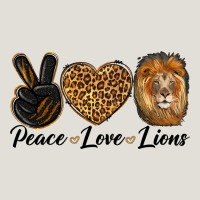Peace Love Lion Head Heavy Core Tee | Teevron