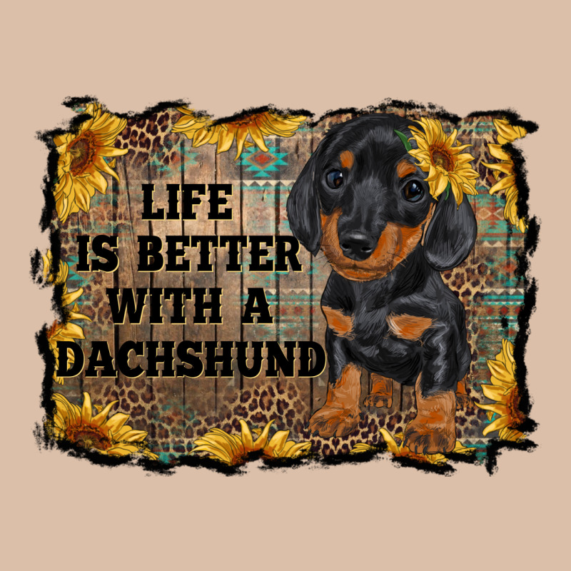 Life Is Better With A Dachshund Urban Heavy Tee by RanaPortraitStore | Teevron