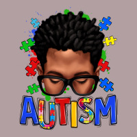 Autism Afro Man Vintage Hoodie | Teevron