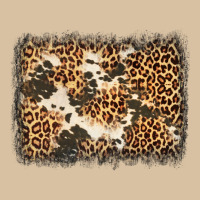 Distressed Leopard Cowhide Background Heavyweight Hoodie | Teevron