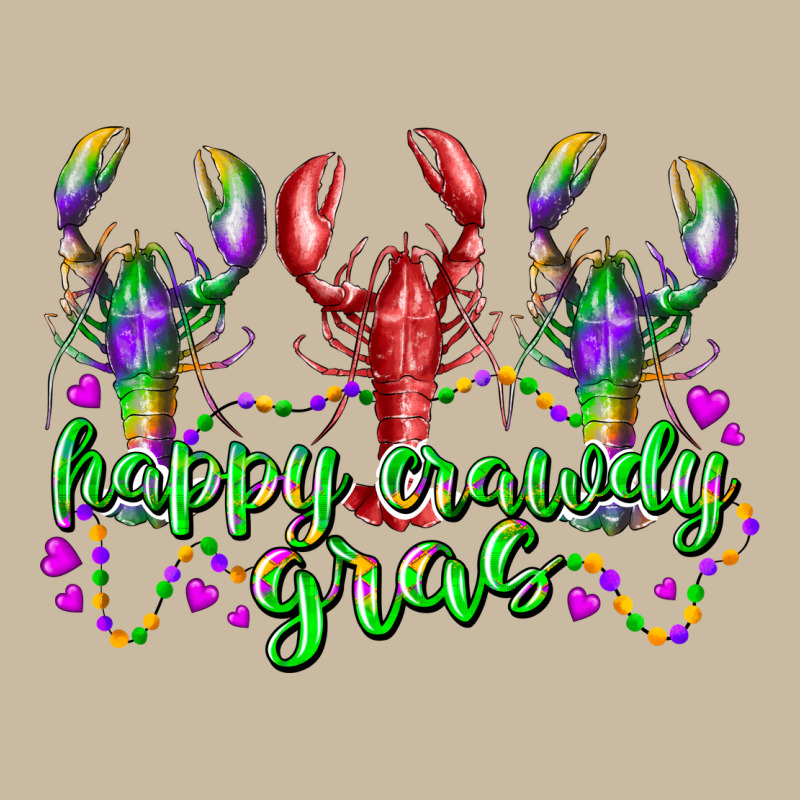 Happy Crawdy Gras Long Sleeve Tee by RacoonDesign | Teevron