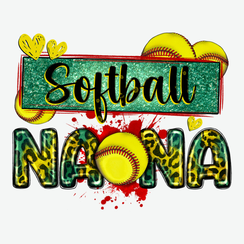 Softball Nana With Leopard Urban Heavy Tee by Zillion Design Studio | Teevron