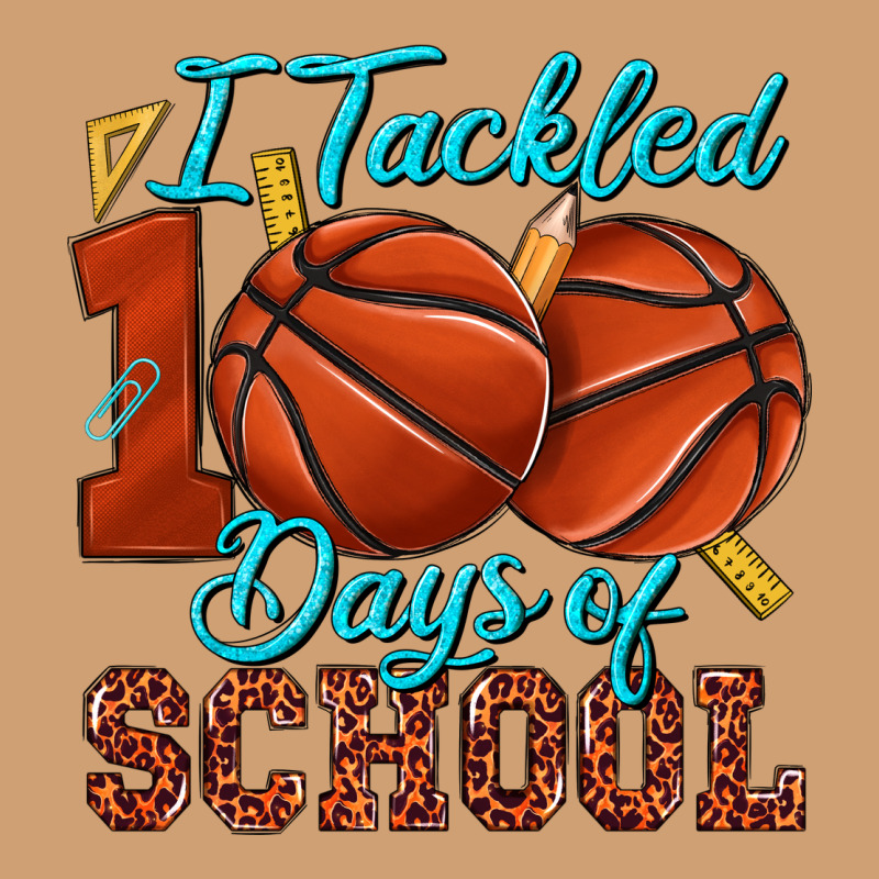 I Tackled 100days Of School Basketball Vintage Tee by texasbilliewilder | Teevron