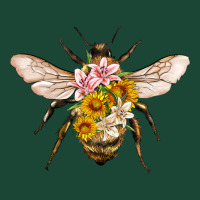 Bee With Flowers Urban Hoodie | Teevron