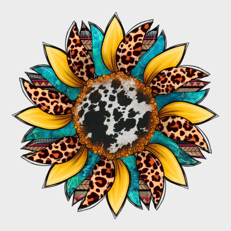 Sunflower Cowhide Leopard Urban Hoodie by Artiststas | Teevron