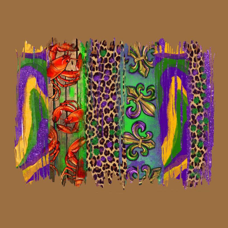 Mardi Gras Brushstroke Vintage Tee by RanaPortraitStore | Teevron