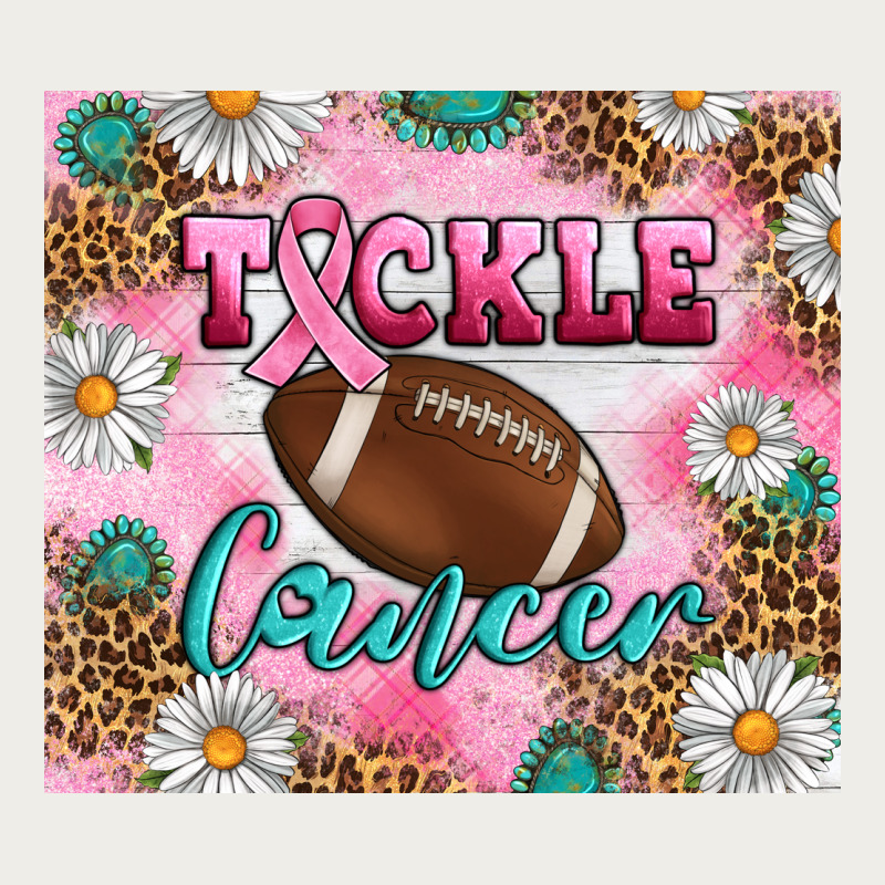 Breast Cancer  Tackle Cancer Tumbler Zipper Hoodie by Artiststas | Teevron