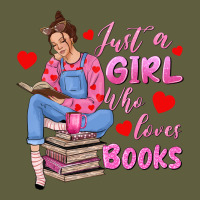 Just A Girl Who Loves Books Vintage Tee | Teevron