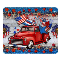 american truck 4th of july mousepad | Teevron