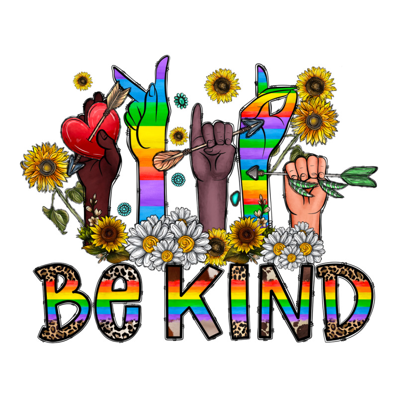 Be Kind Long Sleeve Tee by CowhideDigitalArt | Teevron
