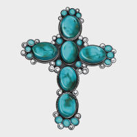 Western Gemstone Cross Urban Hoodie | Teevron