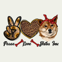 Peace Love Shiba Inu Urban Heavy Tee | Teevron