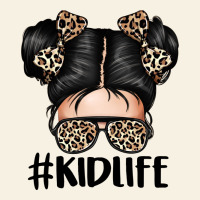 Kid Life Leopard Messy Bun Vintage Tee | Teevron