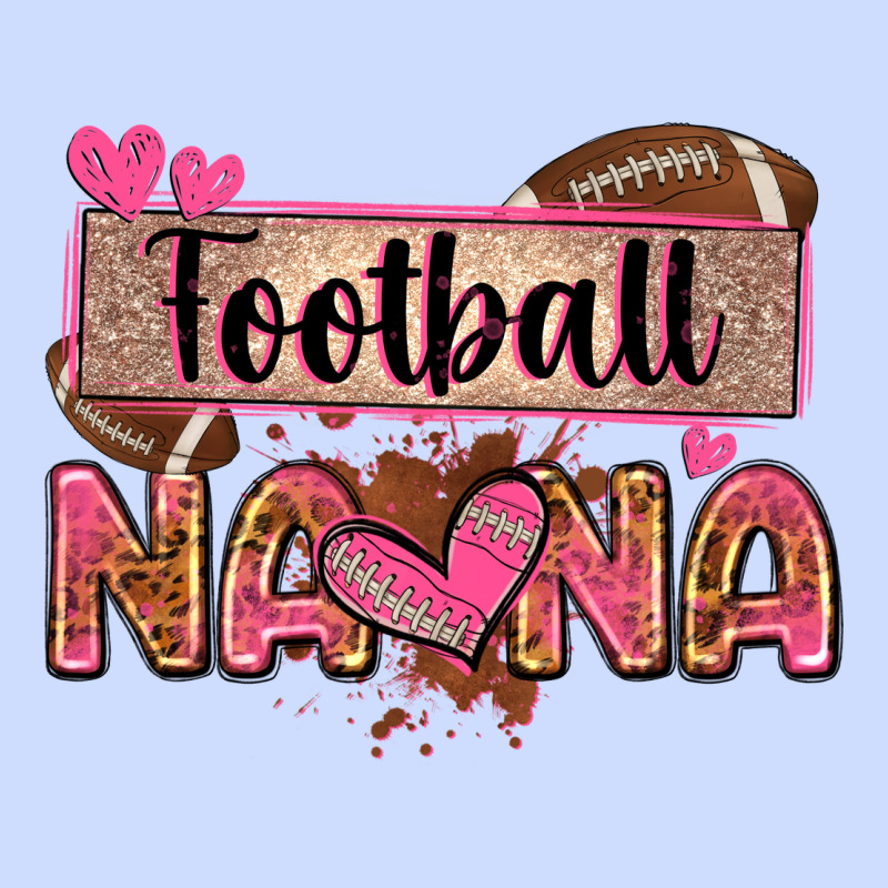 Football Nana With Leopard Urban Heavy Tee by Zillion Design Studio | Teevron