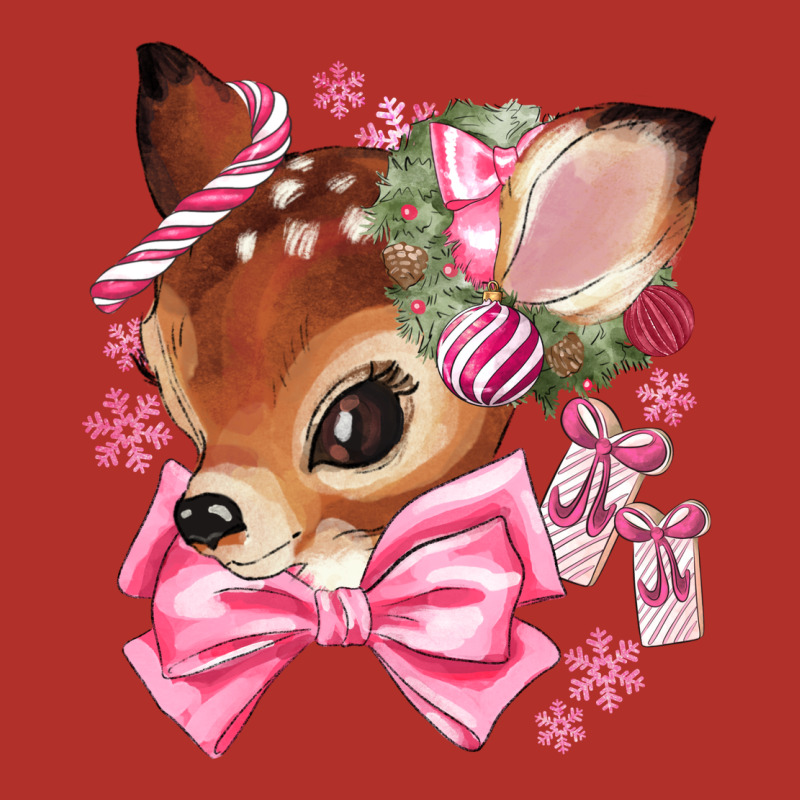 Reindeer Head Christmas Premium Hoodie by MaliasSmallBusiness | Teevron