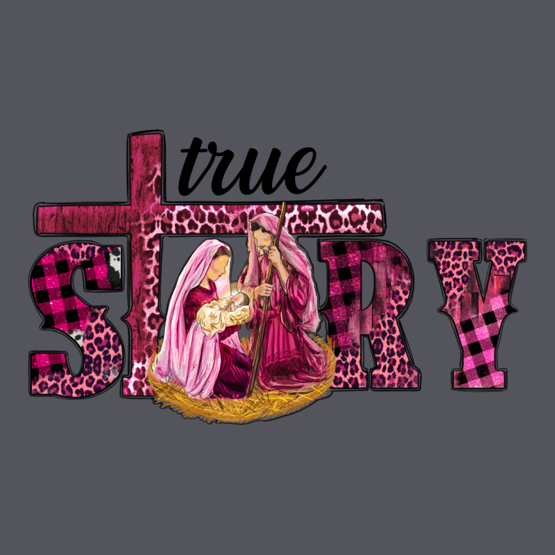 Pink Christmas True Story Holy Family Vintage Hoodie by RanaPortraitStore | Teevron