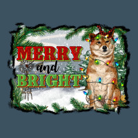 Merry And Bright Shiba Inu Urban Heavy Tee | Teevron