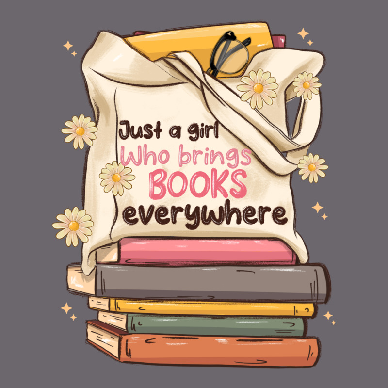 Just A Girl Who Brings Books Everywhere Premium Sweatshirt by MaliasSmallBusiness | Teevron