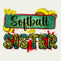 Softball Sister With Leopard Urban Heavy Tee | Teevron