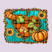Fall Pumpkins And Sunflowers Heart Classic Tee | Teevron