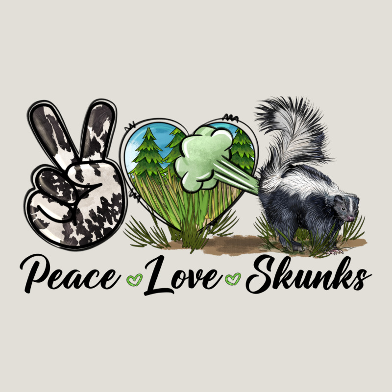 Peace Love Skunks Heavy Core Tee by LillyAllenDesigns | Teevron