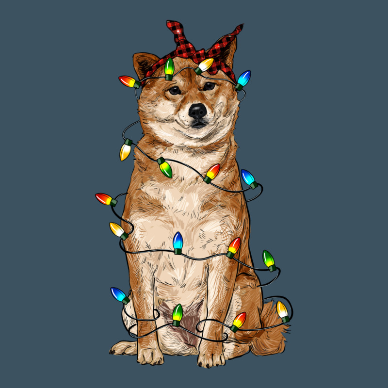 Christmas Lights Shiba Inu Urban Heavy Tee by RanaPortraitStore | Teevron