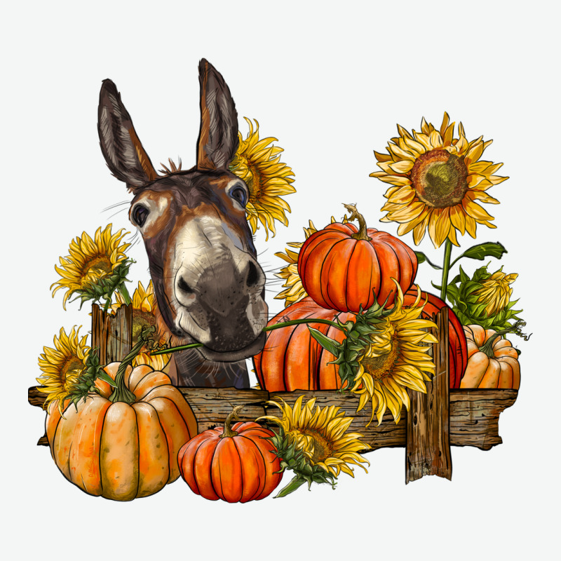 Donkey Sunflower And Pumpkin Farm Urban Heavy Tee by BarkalooDesign | Teevron