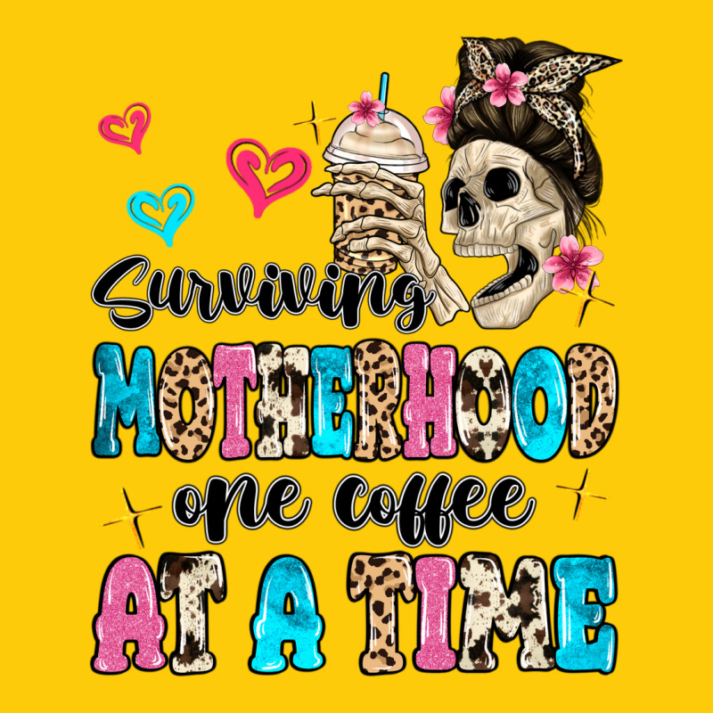 Surviving Motherhood One Coffee At A Time Premium Hoodie by MaliasSmallBusiness | Teevron