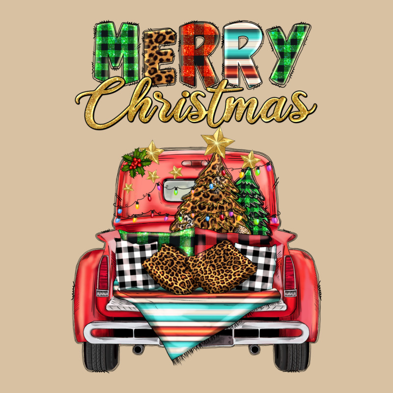 Merry Christmas Truck Heavyweight Hoodie by BarkalooDesign | Teevron