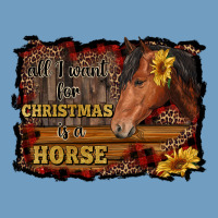 All I Want For Christmas Is A Horse Brown Horse Urban Heavy Tee | Teevron