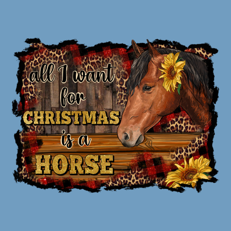 All I Want For Christmas Is A Horse Brown Horse Urban Heavy Tee by RanaPortraitStore | Teevron