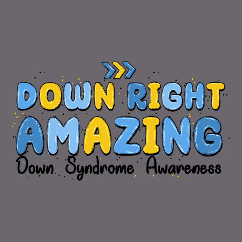 Down Right Amazing Down Syndrome Awareness Premium Sweatshirt by MaliasSmallBusiness | Teevron