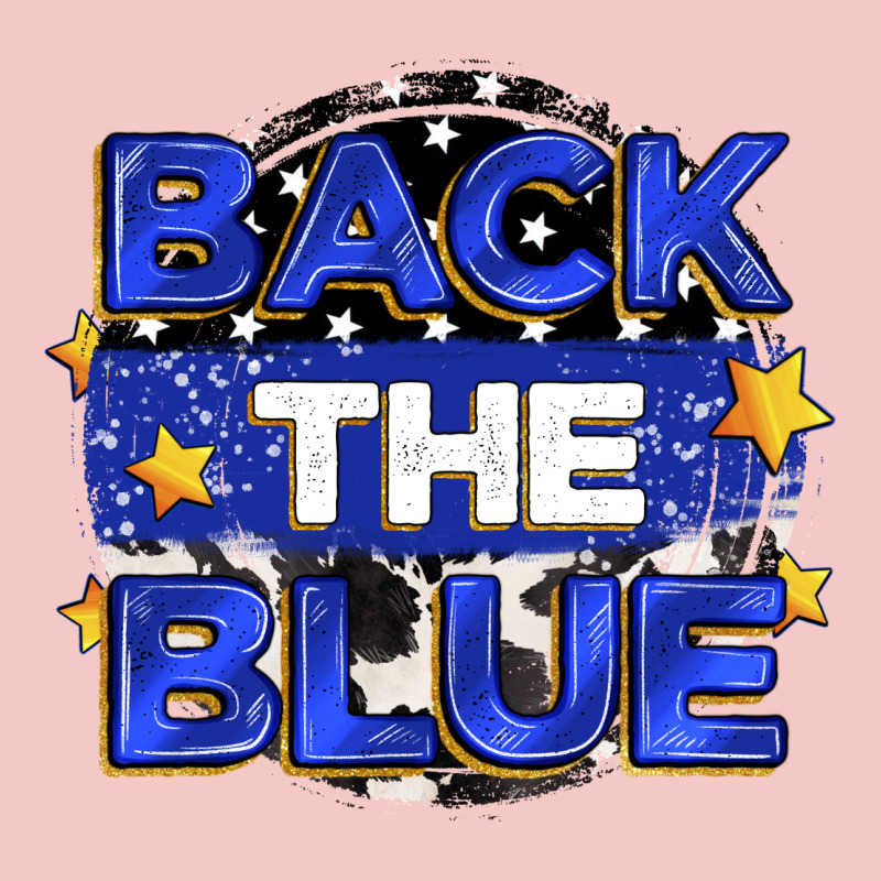 Back The Blue Urban Heavy Tee by Zillion Design Studio | Teevron