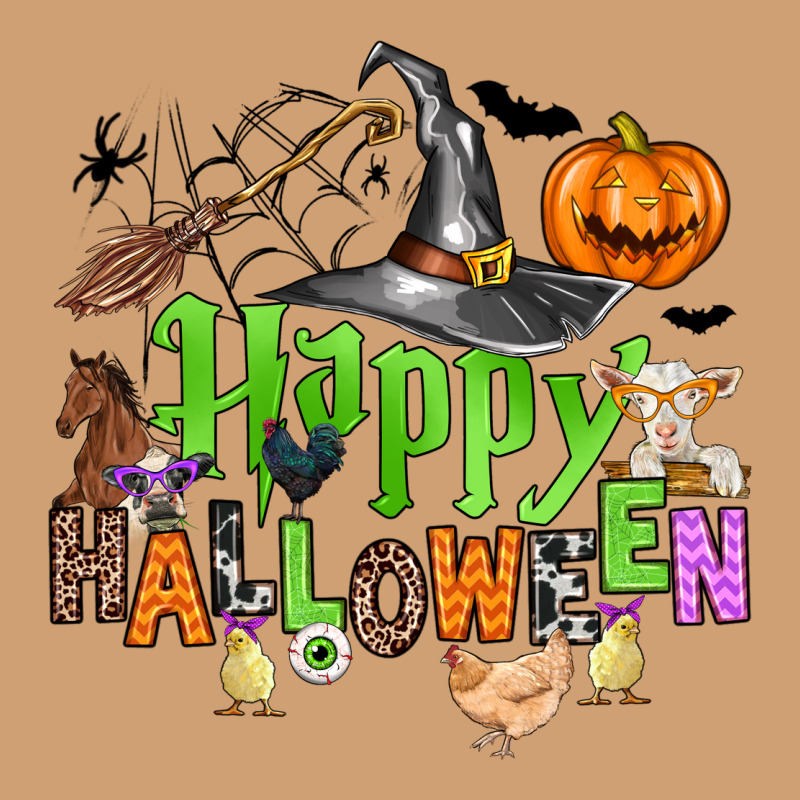 Happy Halloween Farm Animals Vintage Tee by Zillion Design Studio | Teevron