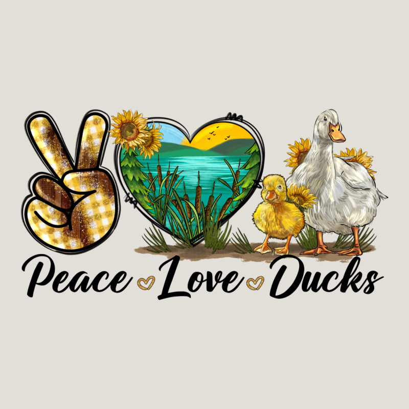 Peace Love Ducks Heavy Core Tee by LillyAllenDesigns | Teevron
