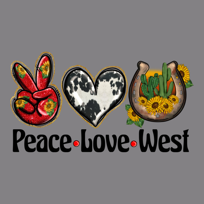 Peace Love West Heavyweight Hoodie by BarkalooDesign | Teevron