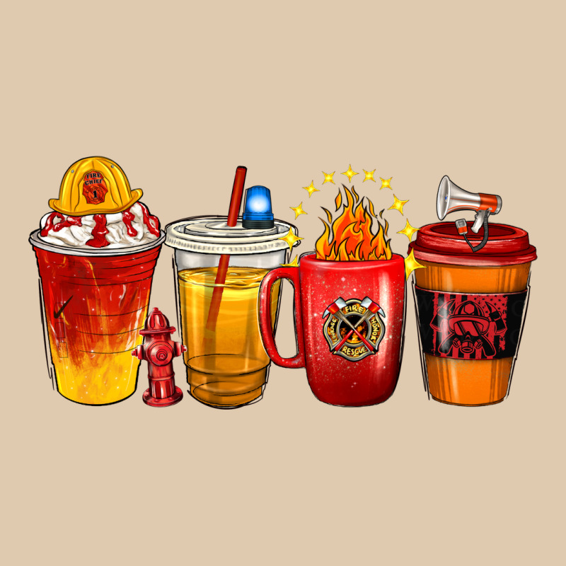Firefighter Coffee Cups Heavyweight Sweatshirt by texasbilliewilder | Teevron