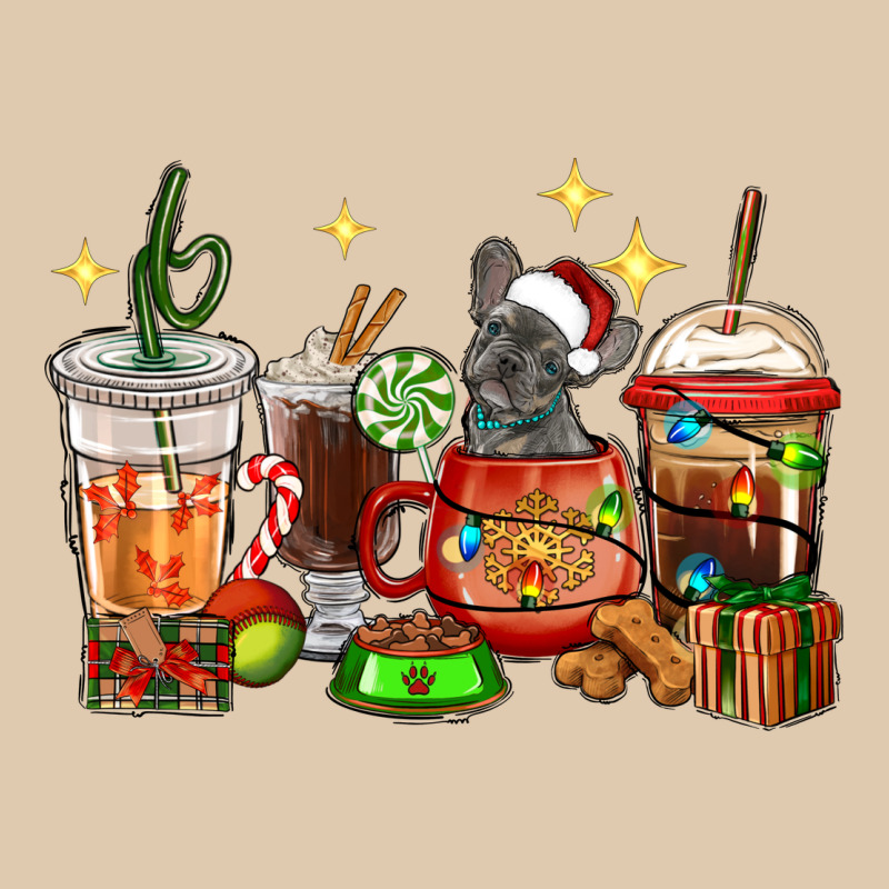 Christmas Coffee Cups With French Bulldog Heavyweight Sweatshirt by RanaPortraitStore | Teevron